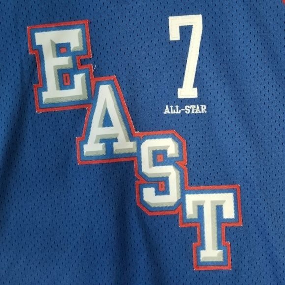 Nike NBA East All Star Basketball Jersey Men's Size XXL 2004 O'Neal No. 7 Pacers - Picture 3 of 16